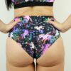 Ponies Mid Waisted BRAZIL Scrunch Bum Shorts | Pole Wear