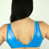 Aqua Sparkle Tie-up Bra