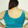 Velveteratti Turquoise Sweet Scoop Plus Size Sports Bra