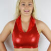 Little Red Riding Hood Red Sparkle Sports Bra