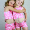 Barbie Long Line Crop Top Youth Girls