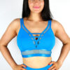 FELIX Open Mesh Bralette &#8211; ELECTRIC BLUE