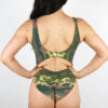 Camouflage Twisty Leotard Bodysuit