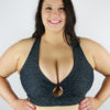 Carbon Animal Knot Sports Bra &#8211; Plus Size