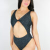 Carbon Animal Twisty Leotard Bodysuit