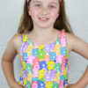 Carebears Long Line Crop Top Youth Girls