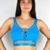 FELIX Open Mesh Bralette &#8211; ELECTRIC BLUE