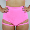 Hamilton Super High Waist Garter Short &#8211; HOT PINK