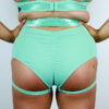 Hamilton Super High Waist Garter Short &#8211; MINT