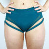 Maddox Low Waist Garter Short &#8211; Emerald