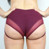 Maddox Low Waist Garter Short &#8211; Plum