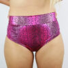 SNAKE Mid Waisted BRAZIL Scrunchie Bum Shorts | Pole Wear