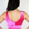 Velvet Sparkle Sweet Scoop Sports Bra -Pink