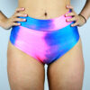 Splash Mid Waisted BRAZIL Scrunchie Bum Shorts | Pole Wear