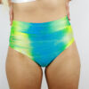 TIE DYE Mid Waisted BRAZIL Scrunchie Bum Shorts | Pole Wear