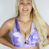 Tutti Frutti Knot Sports Bra &#8211; Grape