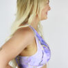 Tutti Frutti Push Up Plunge Sports Bra &#8211; Grape