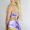 Tutti Frutti SUPER High Waisted BRAZIL Scrunch Bum Shorts &#8211; Grape