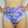 Tutti Frutti SUPER High Waisted BRAZIL Scrunch Bum Shorts &#8211; Grape