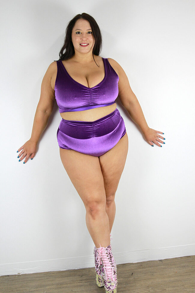 Velveteratti-High-Waisted-BRAZIL-Scrunchie-Bum-Shorts-Plus-Size-Glitter-Purple-b2-Rarr-designs.jpg