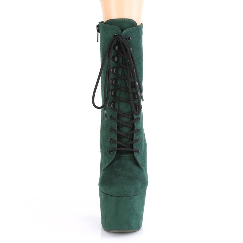 ADORE-1020FS Emerald Green Faux Suede – Size 8