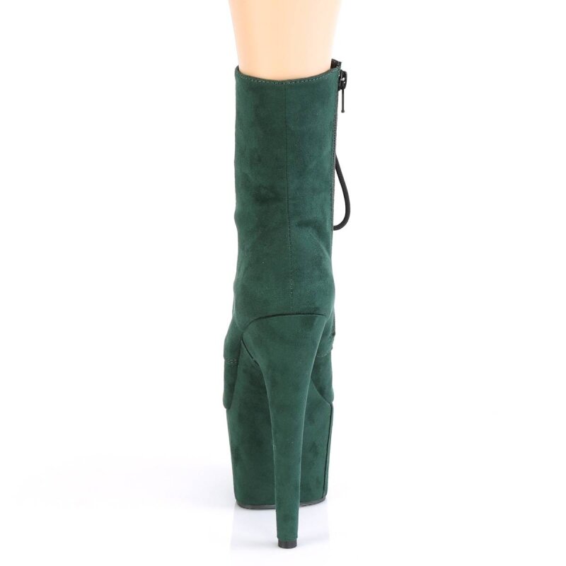 ADORE-1020FS Emerald Green Faux Suede – Size 8