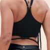 Nessa Top &#8211; Criss Cross Halter Top Recycled Black