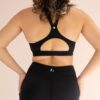 Aria Top &#8211; High Neck Racerback Cut Out Sports Bra Recycled