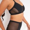 Bellani Bottom &#8211; Mesh Panelled High Waist Bottom Recycled