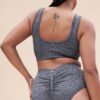 Gabi Crop &#8211; Shaping Breathable Crop Recycled Grey