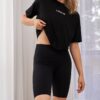 Sculpting Bike Short Recycled Black