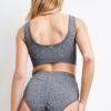 Gabi Crop &#8211; Shaping Breathable Crop Recycled Grey