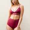 Bella Top &#8211; Strappy Triangle Top Wine