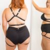 Lure You Shorts &#8211; High Waist Scrunch Garter Shorts Plus Size