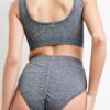 Leah High Waist &#8211; Shaping Breathable Bottoms Recycled Grey