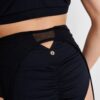 Cora High Waist &#8211; Mesh Cut Out Garter High Waist Bottom Recycled Plus Size