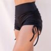 High Waist Drawstring Shorts &#8211; Scrunch Booty Shorts Recycled Plus Size