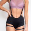 Zena Bottom &#8211; Adjustable Garter Overall Shorts Plus Size