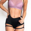 Zena Bottom &#8211; Adjustable Garter Overall Shorts Plus Size