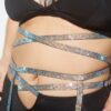 Luxe Diamante Garter Belt