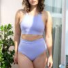 High Waist V Basic Bottom &#8211; Scrunch Recycled Bottoms