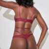 Lauren G-String &#8211; Strappy Cut Out G-String Recycled Wine