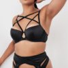 Letty Bra &#8211; Satin Strappy Criss Cross Underwire Bra