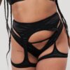 Letty Brief &#8211; Satin Strappy Cut Out Brief