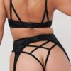 Letty Brief &#8211; Satin Strappy Cut Out Brief