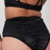 Letty Bottom &#8211; Satin Scrunch High Waisted Bottoms