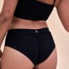 Basic Low Waist Shorts &#8211; Scrunch Shorts Ribbed Black