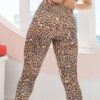 Mia Bottom &#8211; Leopard Leggings Recycled Brown