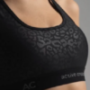 Luster Sports Bra &#8211; Cheetah Print Black &#8211; Size 8