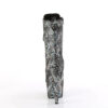 ADORE-1040SPF Silver Metallic Holo Snake Print Fabric/